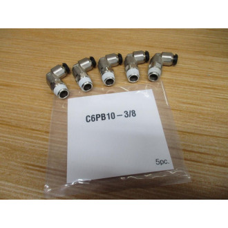 Parker C6PB10-38 Prestolok Adjustable Male Elbow (Pack of 5)