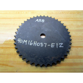 ABB 40M16H087-E1Z Sprocket 40M16H087E1Z - Used