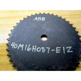 ABB 40M16H087-E1Z Sprocket 40M16H087E1Z - Used