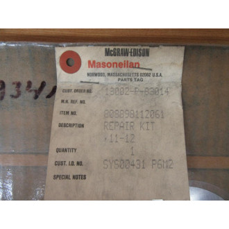 Masoneilan 808898112061 Repair Kit 11-12