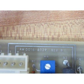 Electro Craft AW 0016-6239 Circuit Board AW00166239 - Used