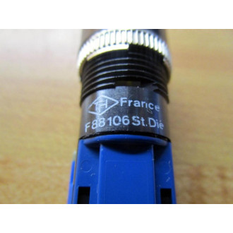 TH F88106 Pushbutton Switch Yellow Lens - New No Box
