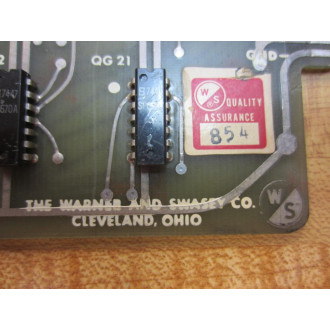 Warner & Swasey 8940-251 Board 8940-51813 - Used