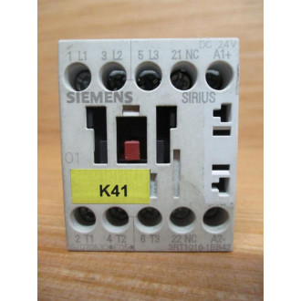 Siemens 3RT1017-1BB42 Contact Block 3RT10171BB42 Chipped - Used