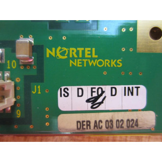 Nortel P0910484 Circuit Board NYQA8806 Rel.05 - Parts Only