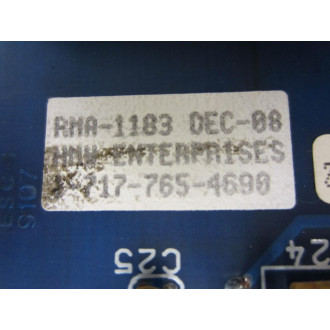 HMW A139406 Circuit Board ESC-1 - Used