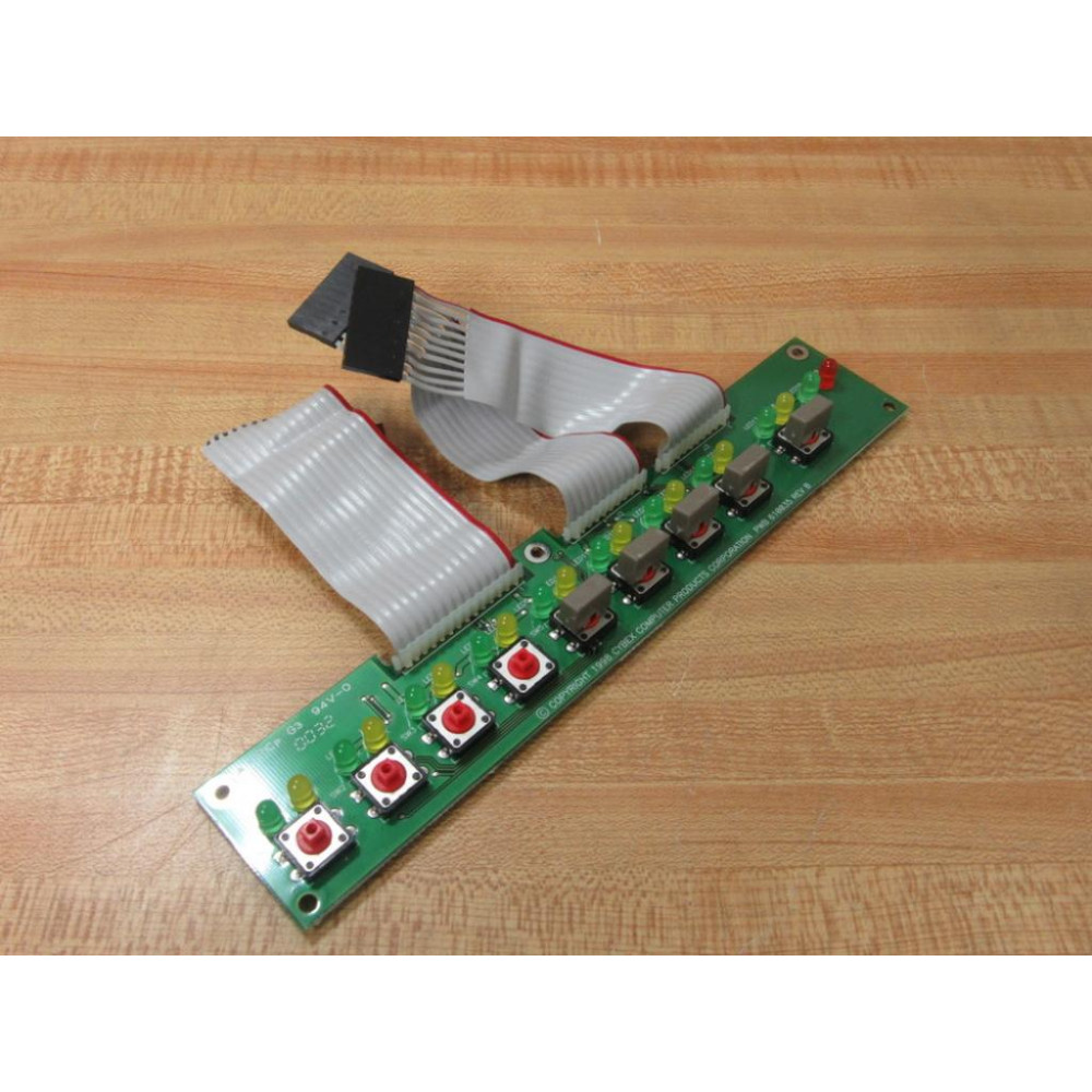Cybex PWB 610035 Circuit Board 600-364-001 WO 4 Knobs - Used