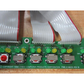 Cybex PWB 610035 Circuit Board 600-364-001 WO 4 Knobs - Used