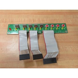 Cybex PWB 610035 Circuit Board 600-364-001 WO 4 Knobs - Used