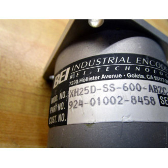 BEI Industrial 924-01002-8458 Encoder XH25D-SS-600-ABZC-7272-EM18 - New No Box