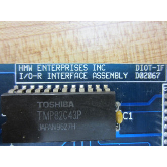 HMW DIOT-IF IO-R Interface Assy D02067 - Used