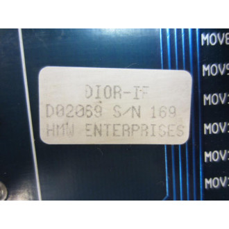 HMW DIOT-IF IO-R Interface Assy D02067 - Used