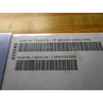 Siemens 6BQ3201-2AA02-0AB0 Simatic IT 2000 Credits 1P 6BQ3201-2AA02-0AB0