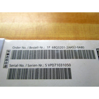 Siemens 6BQ3201-2AA52-0AB0 Simatic IT Software 1P6BQ32012AA520AB0 Alt License