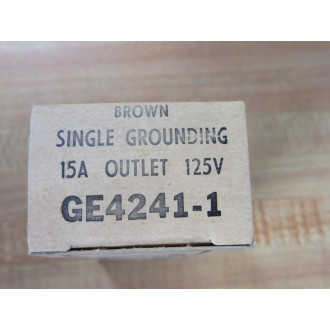 General Electric GE4241-1 Single Grounding Receptacle GE42411 (Pack of 7)