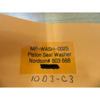 Nordson MP-WASH-0025 Piston Seal Washer 503 688 (Pack of 2) - New No Box