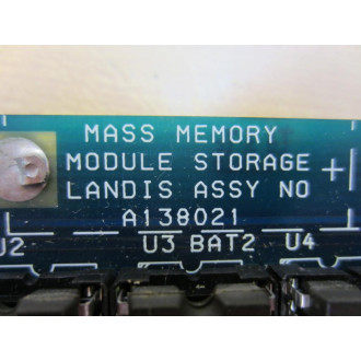 Landis Tool A138021 Mass Memory Storage Board Assy - Used