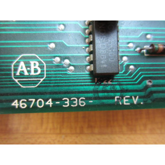 Allen Bradley 46704-336 Circuit Board 46704-336-52 - Used