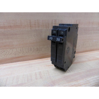 General Electric TQP220 Circuit Breaker 20A 2P GE (Pack of 3) - Used
