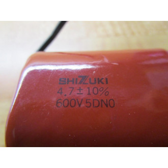 Shizuki 600V 5DN0 Capacitor 600V5DN0 Single Wire4.7 +- 10% - Used