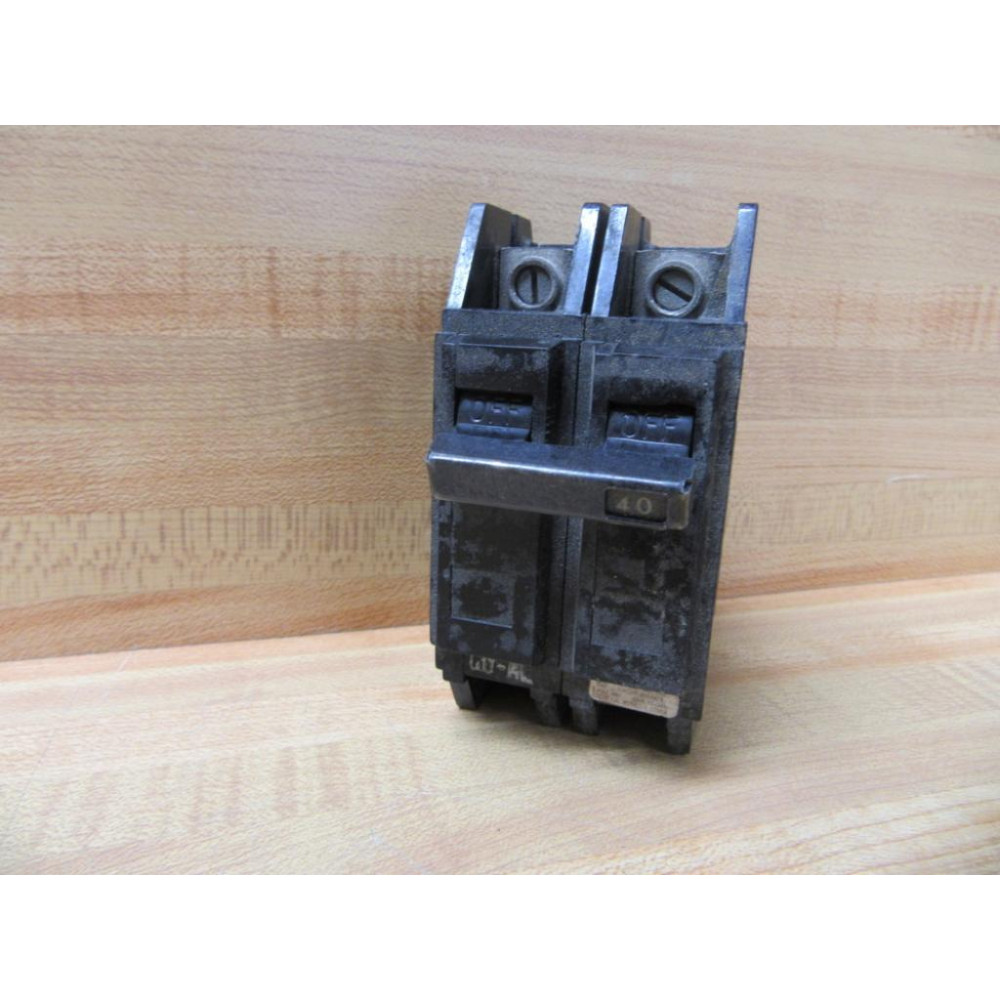 General Electric TQC2140 Circuit Breaker 40A 2P GE - Used