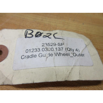 23529-SP Guide Wheel 01233.0300.137 (Pack of 4) - New No Box
