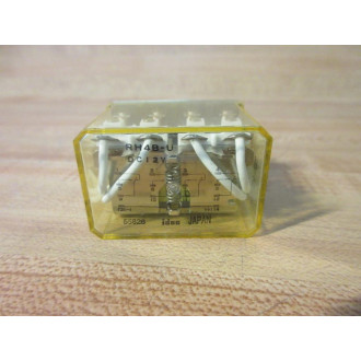 IDEC RH4B-U-DC12V Relay RH4B-U-12V DC . - Used