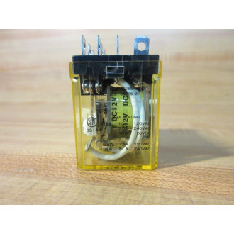 IDEC RH4B-U-DC12V Relay RH4B-U-12V DC . - Used