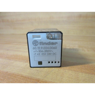 Finder 60.12.9.024.0060 Relay 601290240060 - Used