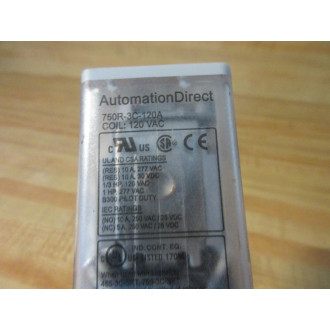 Automation Direct 750R-3C-120A relay 750R3C120A - Used