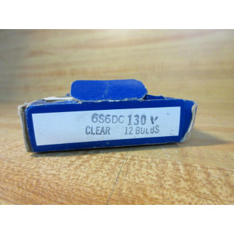 General Electric 6S6DC130V GE Miniature Lamp Light Bulb 6S6DC (Pack of 30)