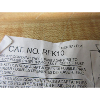 Square D RFK10 Fuse Rejection Kit (Pack of 3)
