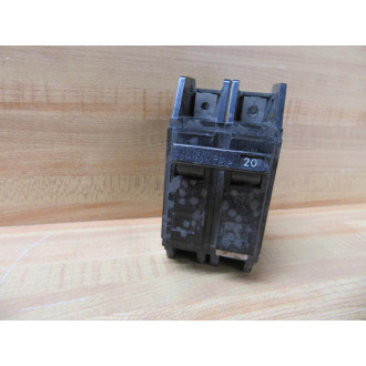General Electric TQC2120 Circuit Breaker 20A 2P GE - Used