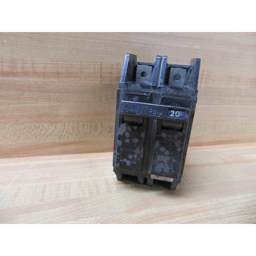 General Electric TQC2120 Circuit Breaker 20A 2P GE - Used