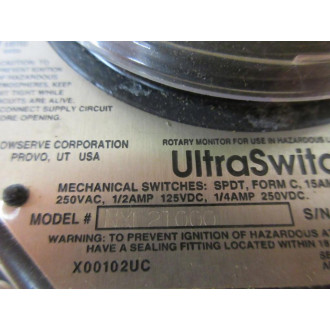 Flowserve NXL21000 UltraSwitch Flow Monitor Valve