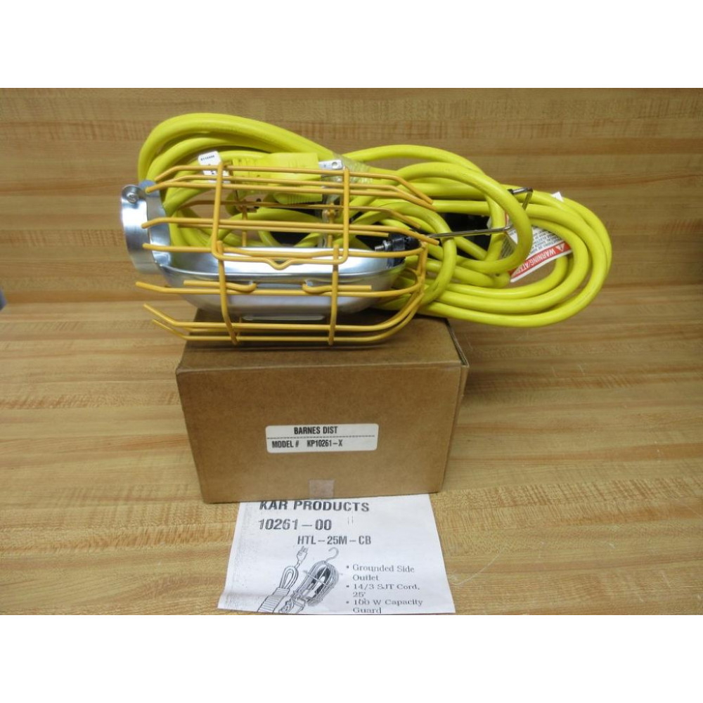Kar Products HTL-25M-CB Barnes Dist. Hanging Trouble Light KP10261-X