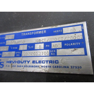 GS Hevi-Duty Electric SMT 2237012T00 Transformer SMT2237012T00 - New No Box