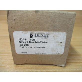 Henry 5244-1-400 Relief Valve 52441400