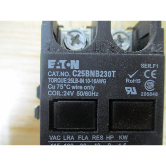 Eaton C25BNB230T Cutler Hammer Contactor - Used