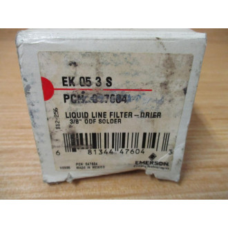 Emerson EK-053S Liquid Line Filter Drier EK053S