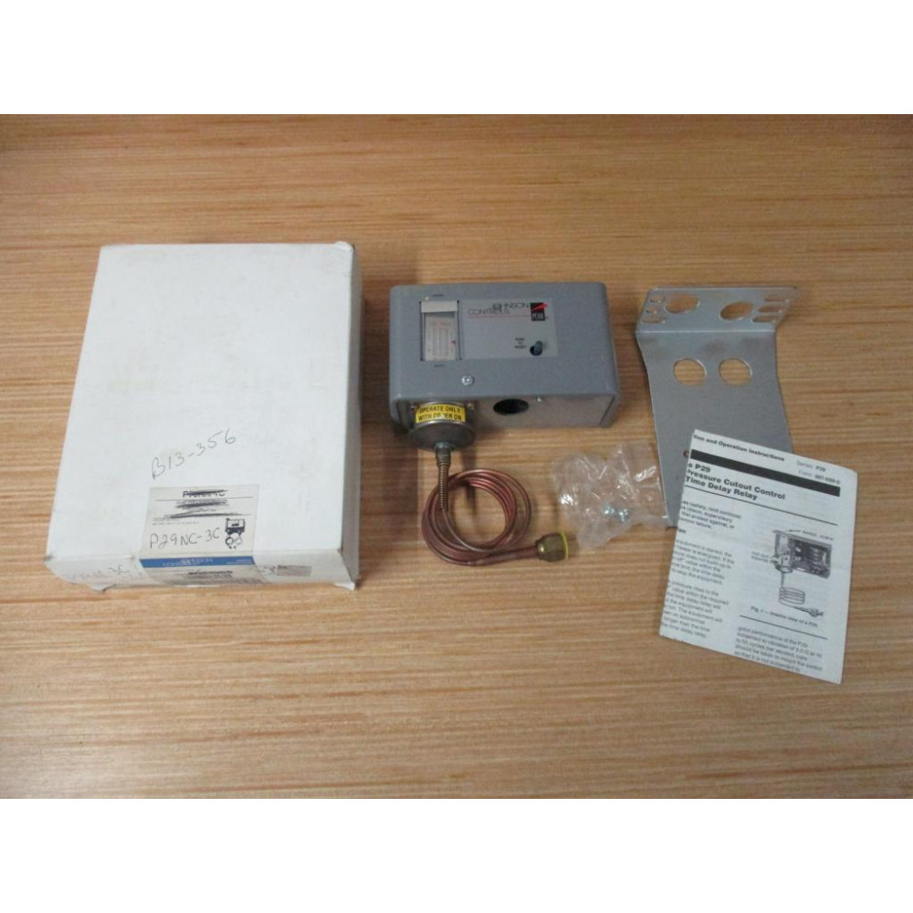 Johnson Controls P29NC-3 Pressure Control P29NC3