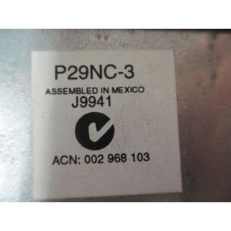 Johnson Controls P29NC-3 Pressure Control P29NC3