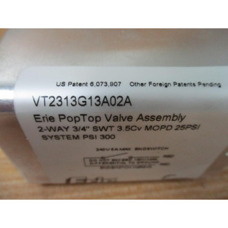 Erie VT2313G13A02A PopTop Valve Assembly
