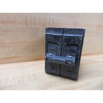 General Electric TQL2120 Circuit Breaker 20A 2P GE TQL220 (Pack of 2) - Used