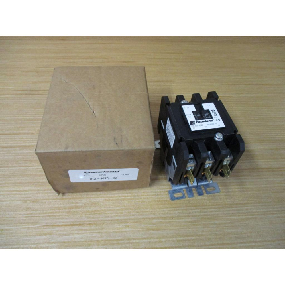 Copeland 012-3075-02 Emerson Contactor 012307502 Ser. A1