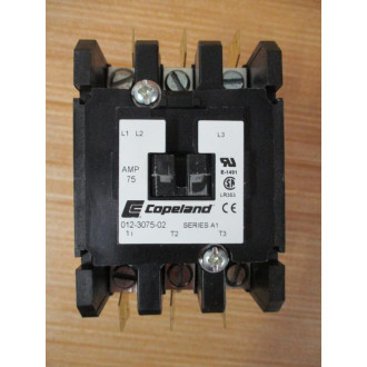 Copeland 012-3075-02 Emerson Contactor 012307502 Ser. A1