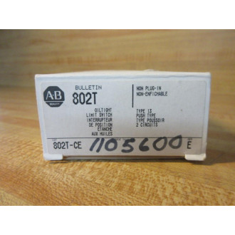 Allen Bradley 802T-CE Limit Switch 802TCE