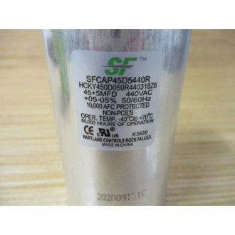 Trane SFCAP45D5440R Run Capacitor 45+5MFD 440VAC
