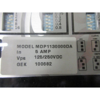 General Electric MDP1130000DA Digital Time Overcurrent Relay - Used