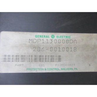 General Electric MDP1130000DA Digital Time Overcurrent Relay - Used